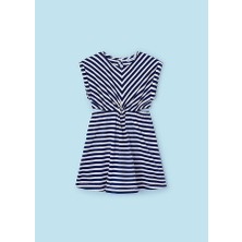 Mayoral Kız Çocuk Pencereli Marin Elbise