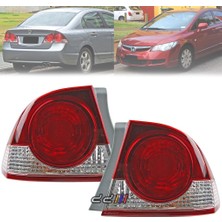 Fesan Honda Civic Sağ + Sol Arka Stop Lambası Takımı 2007--2009