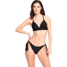 Too Salty Swimwear Kadın Siyah Kaplı Destekli Bikini Takımı 23S100ST