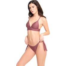 Too Salty Swimwear Kadın Gülkurusu Kaplı Destekli Bikini Takımı 23S100ST