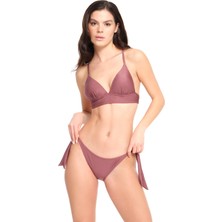 Too Salty Swimwear Kadın Gülkurusu Kaplı Destekli Bikini Takımı 23S100ST