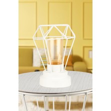 Begüsa Olivya Aksesuar Beyaz Bal Cam