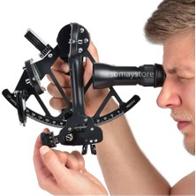 Marine Sextant Profesyonel Metal Gövde Işıklı