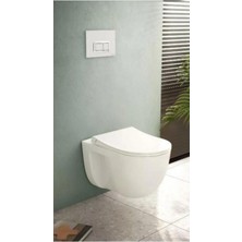 Vitra S40 Kanalsız Asma Klozet +Vitra Yavaş Kapanır Klozet Kapağı