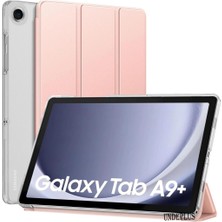 MobaxAksesuar Samsung Galaxy Tab A9 Plus X210 X213 X215 X217 Kılıf Pu Deri Smart Standlı Case