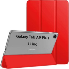 MobaxAksesuar Samsung Galaxy Tab A9 Plus X210 X213 X215 X217 Kılıf Pu Deri Smart Standlı Case