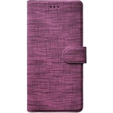 Teleplus Samsung Galaxy M51 Kılıf Holster Canvas Kartlıklı Fabric Cüzdan