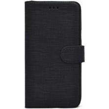 Teleplus Oppo A54 Kılıf Holster Canvas Kartlıklı Fabric Cüzdan