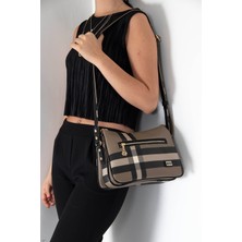 Silver Polo Silver  Polo Kadın Çapraz Çanta Kahve - Siyah NV818