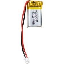 Powermaster 501220 3.7 Volt 80 Mah Lityum Polimer Pil