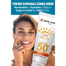 Pierre Cardin Spf 50 Leke Karşıtı Yüksek Koruyucu Yüz Güneş Kremi 75 ml Normal ve Kuru Ciltler Için