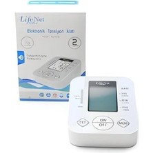 Life Net Yeni Versiyon Kol Tipi Türkçe Konuşma Fonksiyonlu Elektronik Tansiyon Aleti JN-163D