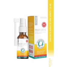 U-Health Profortis Boğaz Spreyi Propolis Ekstresi, Vitamin C, Yaban Mersini Ekstresi 20 ml