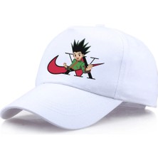 Populus Hunter x Hunter Gon Minimal Logo Beyaz Şapka