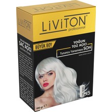 Liviton Professional Tek Kullanımlık Yoğun  Toz Açıcı Set ( 100GR Toz Açıcı + 150ML Oksidan )