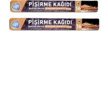 Life Kesilmiş Pişirme Kağıdı 16 Lı 2’li Paket