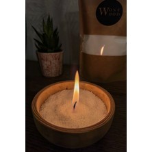 Wonwood Inci Tozu Mum - Sonsuzluk Mumu 250 Gr. (10 Adet Fitil Ile)