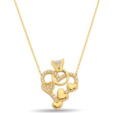 ÇGK KUYUMCULUK Kalpli Altın Kolye KLYCGK019