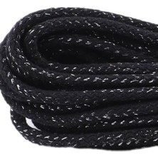 Dolgulu Pamuk Kordon Ip Siyah Gümüş Simli ( 500 G )