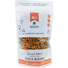 OG natural Organik Karışık Sebzeli Bakliyat Unlu Dirsek Makarna 200 GR +7 Ay