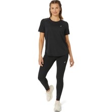 Asics Road High Waist Tight Kadın Siyah Beyaz Tayt 2012C968-001
