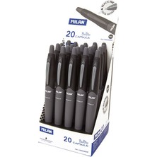 Milan 17656590220 Capsule Siyah Tükenmez Kalem - 20ADET