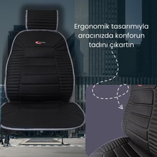 Space Oto Koltuk Minderi, Citroen Araçlara Uyumlu 2'li Set Özel Tasarım Minder Premium