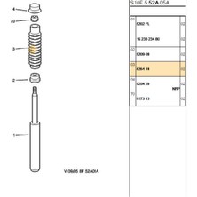 Amortisör Körüğü 106-SAXO (2545185-5254.18)