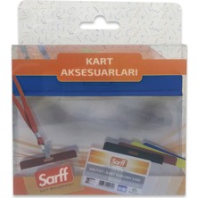 Sarff 7.5x9.5cm Mavi Kart Poşetleri Blister - 10ADET