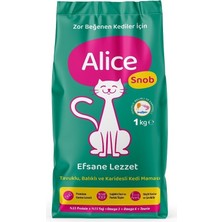 Alice Snob Tavuklu Kuru Kedi Maması 1 kg