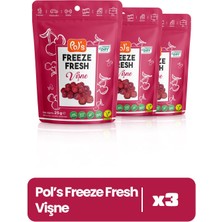 Pol's Freeze Fresh Vişne 25 g x 3 Adet Freeze Fresh Dondurularak Kurutulmuş Meyve