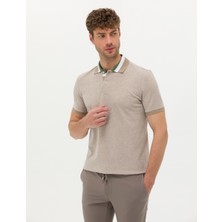 Pierre Cardin Erkek Beyaz Slim Fit Dokulu Polo Yaka Tişört 50264205-VR156