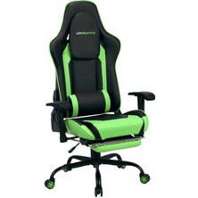 adore mobilya Adore Gaming Combo Profesyonel Oyuncu ve Çalışma Koltuğu-Siyah-Yeşil 71X130-139,5X58 cm (Gxyxd)