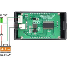 Blueleskyy Gerilim Akım Güç Ölçer LCD Voltmetre AMPERMETRE(100V 10A) (Yurt Dışından)