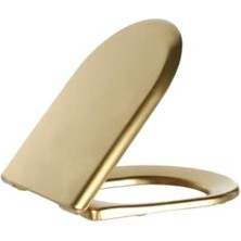 Creavit KC0903 Gold Duck Amortisörlü Klozet Kapağı Altın
