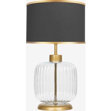 Minimal Intense Transparent Gold Cam Abajur