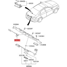 95760-3Z002 Araç Dikiz Kamerası 95760-3Z000 957603Z001 Hyundai Için (Yurt Dışından)