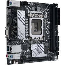 Asus Prime H610I-PLUS D4-Csm M.2 Sata Ddr4 3200MHZ USB 3.2 VGA HDMI Ses G.lan 1700P Itx Anakart