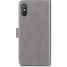 Manyi Mall Xiaomi Redmi 9A Dört Yapraklı Yonca Flip Kapak Için Kılıf Kısa Kayış Zarif (Yurt Dışından)