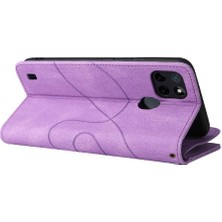 Manyi Mall Realme C21Y/C25Y Kickstand Koruyucu Dokuz Kart Yuvaları Fermuar Için Kılıf (Yurt Dışından)