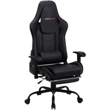 adore mobilya Adore Gaming Combo Profesyonel Oyuncu ve Çalışma Koltuğu-Siyah 71X130-139,5X58 cm (Gxyxd)