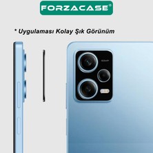 Forzacase Xiaomi Redmi Note 11S Global ile Uyumlu Kamera Lens Koruma Halkası Siyah - FC377