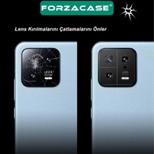 Forzacase Samsung Galaxy A73 ile Uyumlu Kamera Lens Koruma Halkası Siyah - FC377