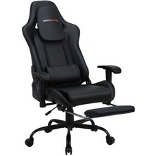 adore mobilya Adore Gaming Combo Profesyonel Oyuncu ve Çalışma Koltuğu-Siyah 71X130-139,5X58 cm (Gxyxd)