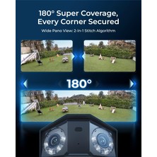Reolink Duo 3 Poe 16MP UHD Çift Lensli Poe Güvenlik Kamerası