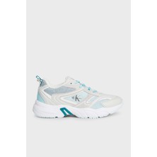 Calvin Klein Kalın Tabanlı Retro Model Tennis Su-Mesh Sneaker Ayakkabı YW0YW008910H8 Kadın Ayakkabı YW0YW00891 0h8