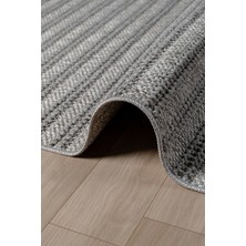Eliz Home Gri Yumuşak Dokulu Halı Kilim Salon Mutfak Koridor Yolluk Dokuma Makine Halısı 0011