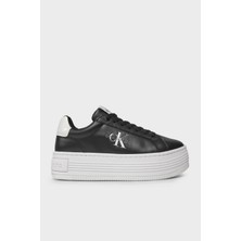 Calvin Klein Logolu Platform Topuk Deri Sneaker Ayakkabı YW0YW014310GM Kadın Ayakkabı YW0YW01431 0gm