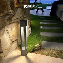 Fonelight Bollard Aydınlatma - Bahçe Yürüyüş Yolu Aydınlatma - Pazlanmaz, Toz ve Su Geçirmez Dış Mekan Aydınlatma Armatürü AKA010 75CM