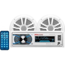 Boss Audio Systems MCK632WB.6 Usb, Aux Girişli Bluetoothlu Hoparlörlü Marin Teyp Seti